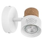 Ledvance LED Decor Spot Cork Acier Blanc 3W 230lm - 827 Blanc Très Chaud | Dimmable