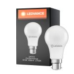 Ledvance Performance LED ampoule B22d Poire Dépolie 8.5W 806lm - 827 Blanc Très Chaud | Équivalent 60W