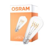 Osram Vintage 1906 LED E27 Edison Filament Claire 4.8W 470lm - 827 Blanc Très Chaud | Dimmable - Équivalent 40W