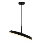 D'Lite Suspension Luminaire Uxem Dépolie Noir 23W 1800lm - 827 Blanc Très Chaud | 3 Niveaux De Gradation Dimmable