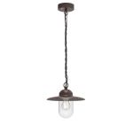 Nordlux Luxembourg Suspension Luminaire Métal et Verre Rouille | IP33 - Convient pour E27