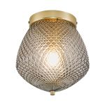 Nordlux Orbiform Plafonnier Verre et Métal Laiton | 230mm - Convient pour E27