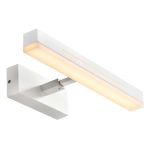 Nordlux Otis 40 Applique Murale Aluminium Blanc 14W 1300lm 930 Blanc Chaud | IP44 - Meilleur Rendu Des Couleurs - 3Step Dimmable
