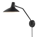DFTP by Nordlux Darci Applique Murale Métal Noir | Convient pour E14