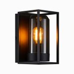 Nordlux Griffin Applique Murale Aluminium Noir | Convient pour E27