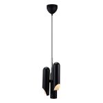 DFTP by Nordlux Rochelle Suspension Luminaire Métal Noir | 207mm - Convient pour 3x GU10