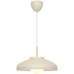 DFTP by Nordlux Latif Suspension Luminaire Métal et Verre Beige | 400mm - Convient pour E14