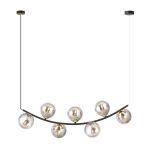Emibig Suspension Luminaire Ritz Acier Noir | Convient pour 7x E14 - Max 10W