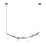 Emibig Suspension Luminaire Ritz Acier Noir | Convient pour 7x E14 - Max 10W