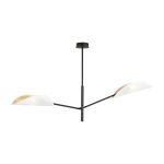 Emibig Plafonnier Vene Acier Noir | Convient pour 2x E14 - Max 10W