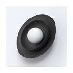 Emibig Applique Murale Poppi Acier Noir | Convient pour 1x G9 - Max 8W