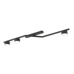Emibig Plafonnier Skan Acier Noir | Convient pour 3x GX53 - Max 12W