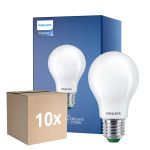 Lot 10x Philips MASTER LED Ampoule Ultra Efficient E27 Poire Dépolie 2.3W 485lm - 827 Blanc Très Chaud | Équivalent 40W