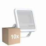 Lot 10x Ledvance Projecteur LED 100 Aluminium Blanc 69W 10000lm 100D - 865 Lumière Du Jour | IP66 - Symétrique 