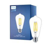 Philips MASTER Value LED Ampoule E27 Edison Filament Claire 5.9W 806lm - 922-927 Dim to Warm | Meilleur Rendu Des Couleurs - Équivalent 60W