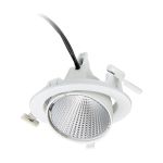 Philips Spot LED Greenspace Accent Elbow Aluminium Blanc 22.5W 3000lm 36D - 830 Blanc Chaud | 163mm - IP20