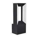 Eglo Applique Murale Riforano Aluminium Noir 5W 550lm - 830 Blanc Chaud | IP44