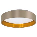 Eglo Plafonnier Maserlo 2 Acier Blanc 20W 2400lm - 830 Blanc Chaud