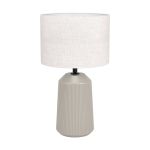 Eglo Lampe De Chevet Capalbio Ceramic Sanded | IP20 - Convient pour 1x E27 