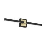 Eglo Applique Murale Peguera Aluminium Acier Noir 11W 1165lm - 830 Blanc Chaud | IP44 