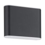 Eglo Applique Murale Grutti Aluminium Anthracite 2W 320lm - 830-840-865 CCT | IP65