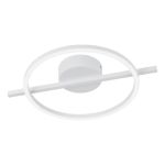 Eglo Plafonnier Amandolo Acier Blanc 17W 1900lm - 827-865 Variable Blanc + RGB | Dimmable