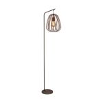 Eglo Lampadaires Salon Espinal Acier Bronze | IP20 - Convient pour 1x E27 