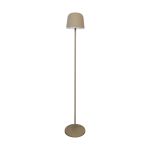 Eglo Lampadaires Salon Mannera-L Aluminium Sanded 4W 440lm - 824-830-840 CCT | IP54 - 3 Niveaux De Gradation Dimmable