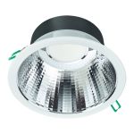 Philips Downlight LED Coreline DN142B Aluminium Blanc 19.2W 2300lm 60D - 840 Blanc Froid | Diamètre 200mm - IP20 - UGR<19 - Dimmable