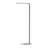 Ledvance LED Lampadaires Salon Gris 43W 5400lm - 830 Blanc Chaud | 1500mm - EU Prise