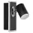 Ledvance LED Decor Spot Mars Noir 16W 540lm - 830 Blanc Chaud