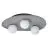 Ledvance Decor Mur et Plafonnier Béton Nest Gris | Convient pour 3x G9
