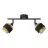 Ledvance Decor Spot Hornet Plafond Spot Noir 2x2.8W - 827 Blanc Très Chaud | Incl. 2x E14