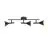Lot 3x Nordlux Kelvis Plafonnier Noir | Convient pour GU10