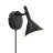 Nordlux Kelvis Applique Murale Noir | Convient pour GU10