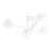 Emibig Plafonnier Magnum Acier Blanc | Convient pour 4x E14 - Max 10W