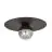 Emibig Plafonnier Solar Acier Noir | Convient pour 1x E14 - Max 10W