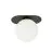 Emibig Plafonnier Plaza Acier Noir | Convient pour 1x E14 - Max 10W