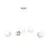 Emibig Suspension Luminaire Ognis Acier Blanc | Convient pour 4x E27 - Max 10W