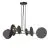 Emibig Suspension Luminaire Idea Acier Noir | Convient pour 4x E27 - Max 10W