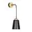 Emibig Applique Murale Bolero Acier Noir | Convient pour 1x E27 - Max 15W