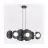 Emibig Suspension Luminaire Elementi Acier Noir | Convient pour 6x G9 - Max 8W