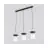 Emibig Suspension Luminaire Ego Acier Blanc | Convient pour 3x E14 - Max 10W