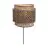 Good&Mojo Applique Murale Bhutan Bambou Brun S | Convient pour 1x E27 