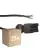 Lot 25x Noxion GST - Compatible Câble d’alimentation Noir - Mâle + Extrémités ouvertes - 0,3m - 3 pole 0,75mm2