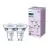 Lot 2x Philips Spot LED GU10 PAR16 5W 355lm 36D - 827 Blanc Très Chaud