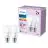 Lot 2x Philips Ampoule LED E27 Poire Dépolie 5W 470lm - 827 Blanc Très Chaud
