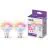 Pack duo 2x WiZ Smart Spot LED GU10 PAR16 5W 400lm 36D | Meilleur Rendu Des Couleurs - Dimmable - Équivalent 50W