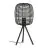 Eglo Lampe De Chevet Rinroe Acier Noir | Convient pour 1x E27