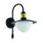 Eglo Applique Murale Sirmione Acier Noir | IP44 - Convient pour 1x E27 - Détecteur De Mouvement